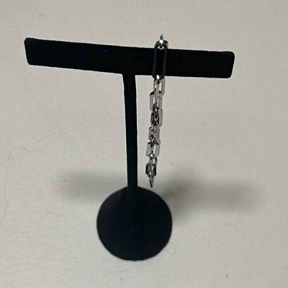 Stainless Steel Unisex Paperclip Bracelet NWOT - Picture 1 of 2